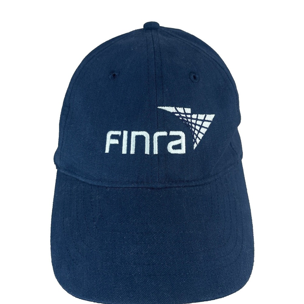 FINRA Strapback Hat Securities Regulator Fraud USA One Size Navy Blue